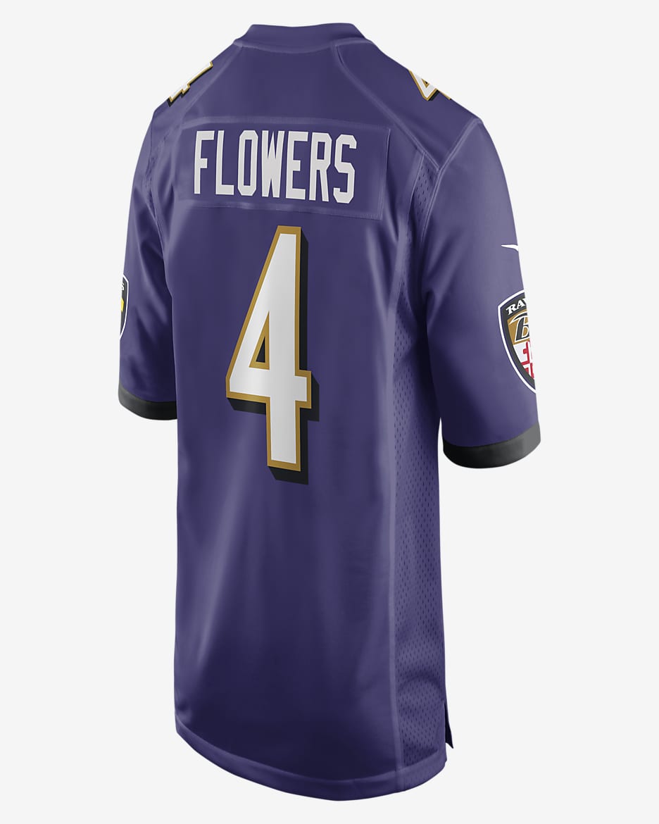 Zay Flowers Baltimore Ravens Men s Nike NFL Game Football Jersey. Nike